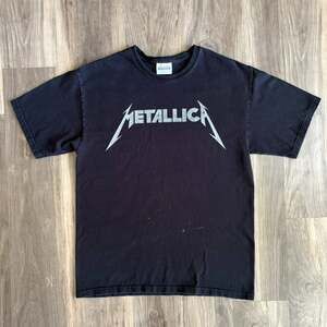 Vintage Metallica Band T-Shirt Men's Size M Black Faded Y2K Worn 2000s